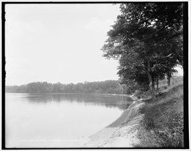 Along the shore, Orchard Lake, Michigan, between 1890 and 1901. Creator: Unknown.