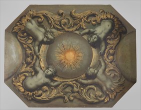 Ceiling painting, c.1666-c.1695.  Creator: Theodor Cornelisz. van der Schuer.
