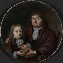 Double Portrait of Isaac Pontanus and Hendrik van Beek, 1689. Creator: Michiel van Musscher.