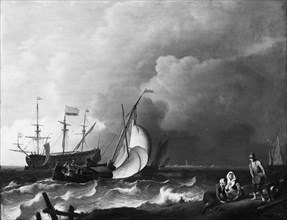 Rough Sea, 1692. Creator: Ludolf Bakhuizen.
