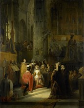 The Wedding of Jacoba of Bavaria, Countess of Holland, and Jan IV, Duke of Brabant, 1418, 1839. Creator: Jakob Josef Eeckhout.