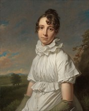 Portrait of Emma Jane Hodges, c.1810. Creator: Charles Howard Hodges.