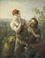 The Impassioned Grape Picker, 1817-1819. Creator: Peter Paul Joseph Noël.