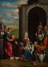 The Adoration of the Magi, c.1530-c.1540. Creator: Benvenuto Tisi da Garofalo.