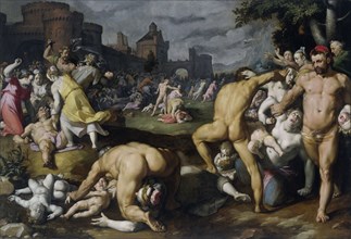 The Massacre of the Innocents, 1590. Creator: Cornelis Cornelisz van Haarlem.