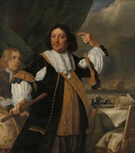 Aert van Nes (1626-1693), Vice Admiral, 1668. Creator: Bartholomeus van der Helst.