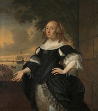 Geertruida den Dubbelde (1647-84), Wife of Aert van Nes, 1668. Creator: Bartholomeus van der Helst.