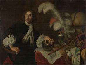 Posthumous Portrait of Aucke Stellingwerff, Admiral of Friesland, Killed 1665 at Lowestoft..., 1670. Creator: Lodewyk van der Helst.