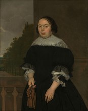 Aletta van Ravensberg (1635-77), Wife of Jan van Nes, 1668. Creator: Ludolf de Jongh.