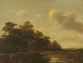 Landscape with a Farm, 1648. Creator: Jan van der Meer.