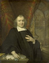 Portrait of Gaspar Fagel, Grand Pensionary of Holland after 1672, 1672-1700. Creator: Johannes Vollevens (I) (copy after).