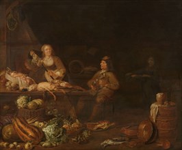 Kitchen Interior, 1645. Creator: Jan Olis.