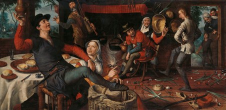 The Egg Dance, 1552. Creator: Pieter Aertsen.