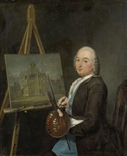 Portrait of Jan ten Compe, Painter and Art Dealer in Amsterdam, 1751. Creator: Tibout Regters.