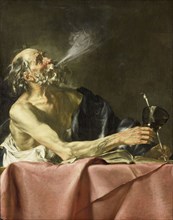 The Smoker: Allegory of Transience, c.1615-c.1625. Creator: Hendrick van Somer.