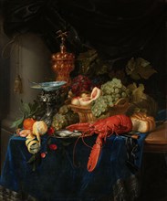 Still Life with Golden Goblet, 1640-1660. Creator: Pieter de Ring.