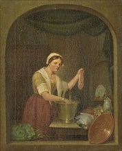 The Kitchen Maid, 1820. Creator: Jan de Ruyter.