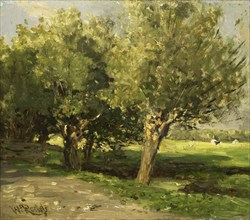 Willow trees, 1875-1885. Creator: Willem Roelofs.