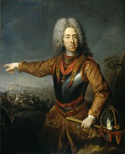 Portrait of Eugene, Prince of Savoy, 1718. Creator: Jacques van Schuppen.