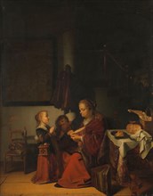 Breakfast, 1640-1654. Creator: Karel Slabbaert.