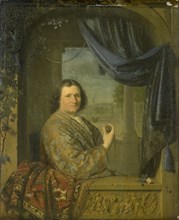 Portrait of a Man with a Watch, 1688. Creator: Pieter Cornelisz. van Slingeland.