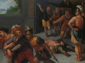The Beheading of Claudius Paulus and the Capture of Julius Civilis, 1600-1613. Creator: Otto Van Veen.
