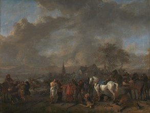 The Victory of the Peasants, c.1665. Creator: Philips Wouwerman.