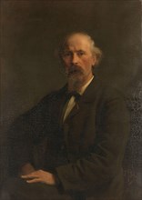 Portrait of Pieter Stortenbeker (1828-1898), painter, c.1884.  Creator: Pieter de Josselin de Jong.