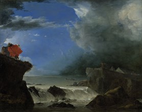 The Breach of the Saint Anthony’s Dike near Amsterdam, 1651. Creator: Jan Asselijin.