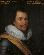 Portrait of Ernst Casimir (1573-1632), Count of Nassau-Dietz, c.1623-c.1633. Creator: Workshop of Michiel Jansz van Mierevelt.