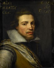 Portrait of Gaspard de Coligny III (1584-1646), Count of Châtillon sur Loing, c.1609-c.1633. Creator: Workshop of Jan Antonisz van Ravesteyn.
