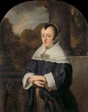 Portrait of Maria Rey, 1650. Creator: Ferdinand Bol.