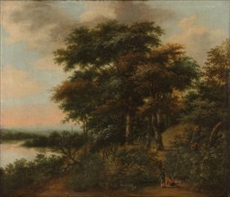 Wooded Landscape, 1640-1690. Creator: Anthonie Waterloo.