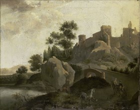Italian Landscape, 1680-1720. Creator: J. G. Schieblius.