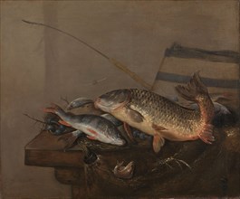 Still life with fish, 1648-1672. Creator: Pieter van Noort.