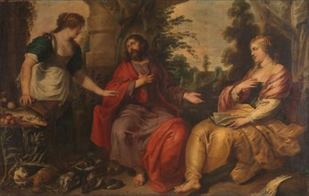 Christ with Martha and Mary, c.1630-c.1634. Creator: Vincent Malo.