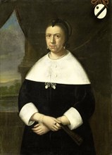 Portrait of Maria de la Queillerie (1629-64), first Wife of Jan van Riebeeck, or his..., c.1660. Creator: Unknown.