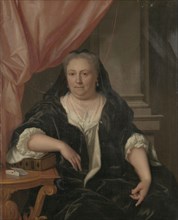 Portrait of Maria van Citters (1684-1752), Wife of Caspar Adriaen Parduyn, 1725-1753. Creator: Philip Van Dijk.