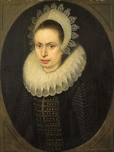Portrait of Antoinette Walleran (1598-?), 1618. Creator: Jacob Lambrechtsz. Loncke.