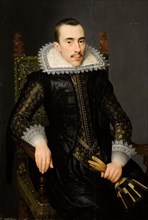 Portrait of a Man, possibly Walterus Fourmenois (1596-1653), 1620. Creator: Salomon Mesdach.