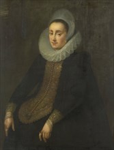 Lucretia del Prado, Wife of Jeremias Boudinois, 1610. Creator: Gortzius Geldorp.