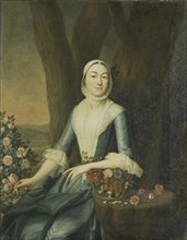 Portrait of Magdalena van Citters, Wife of Adriaen Isaac Hurgronje, c.1760. Creator: Unknown.