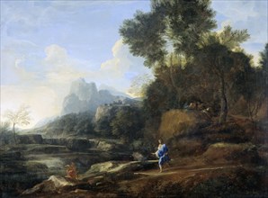 Italian Landscape, 1638-1640. Creator: Gaspard Dughet.