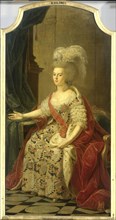 Frederika Sophia Wilhelmina of Prussia (1751-1820), Wife of Prince Willem V, 1770. Creator: Benjamin Samuel Bolomey.