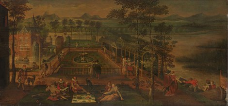 Pleasure Garden, c.1590. Creator: Unknown.