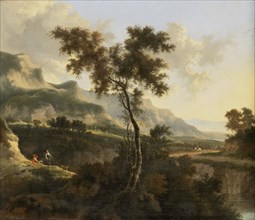 Mountainous Landscape, 1660-1685. Creator: Jan Hackaert.