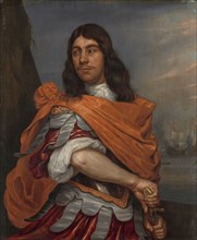 Portrait of Lieutenant-Admiral Cornelis Tromp in Roman Costume, 1650-1692. Creator: Abraham van Westervelt.