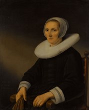 Portrait of a Woman, probably Jacobmina de Grebber (?-1666), 1652. Creator: Anthonie Palamedesz.