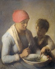 The Meal, 1850-1892. Creator: Auguste Boulard.