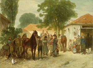 The requisition, 1872. Creator: Charles Rochussen.
